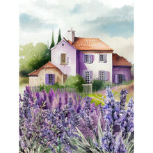 Load image into Gallery viewer, Lavender-Full Round Diamond Painting-30x40cm