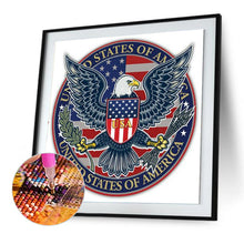 Load image into Gallery viewer, Eagle-Full Round Diamond Painting-30x30cm
