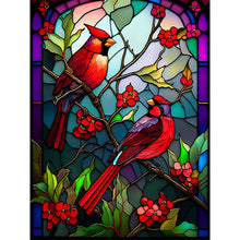 Load image into Gallery viewer, Cardinal-Full Round Diamond Painting-30x40cm
