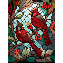 Load image into Gallery viewer, Cardinal-Full Round Diamond Painting-30x40cm