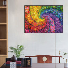 Load image into Gallery viewer, Rainbow Swirl Flower Bush-Full Square Diamond Painting-75x55cm-Large Size