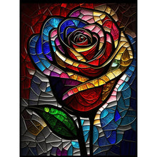Load image into Gallery viewer, Rose-Full Round Diamond Painting-30x40cm