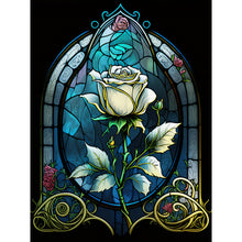 Load image into Gallery viewer, Rose-Full Round Diamond Painting-30x40cm