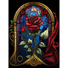 Load image into Gallery viewer, Rose-Full Round Diamond Painting-30x40cm