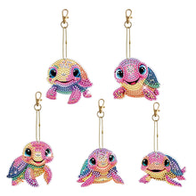 Load image into Gallery viewer, 6pcs/Set-Butterfly/Wing-Double Side Drill-Diamond Keychain