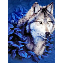 Load image into Gallery viewer, Wolf-Full Round Diamond Painting-30x40cm