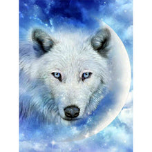 Load image into Gallery viewer, Wolf-Full Round Diamond Painting-30x40cm