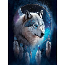 Load image into Gallery viewer, Wolf-Full Round Diamond Painting-30x40cm