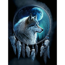 Load image into Gallery viewer, Wolf-Full Round Diamond Painting-30x40cm