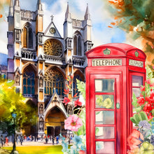 Load image into Gallery viewer, Call Box-Full Round Diamond Painting-30x30cm