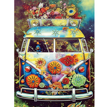 Load image into Gallery viewer, Flower Car-Partial Special Diamond Painting-30x40cm