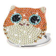 Load image into Gallery viewer, Cat-Diamond Makeup Mirror