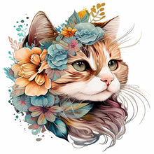 Load image into Gallery viewer, Flower Animal-Full Round Diamond Painting-30x30cm