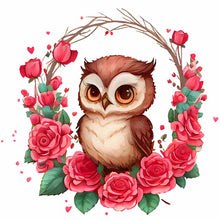 Load image into Gallery viewer, Flower Animal-Full Round Diamond Painting-30x30cm