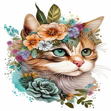 Load image into Gallery viewer, Flower Animal-Full Round Diamond Painting-30x30cm