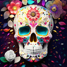 Load image into Gallery viewer, Skull-Full Round Diamond Painting-30x30cm