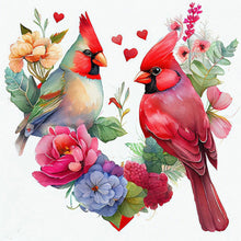 Load image into Gallery viewer, Wreath Bird-Full Round Diamond Painting-30x30cm
