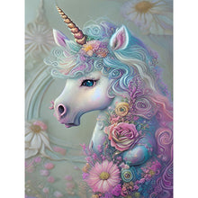 Load image into Gallery viewer, Unicorn-Full Round Diamond Painting-30x40cm