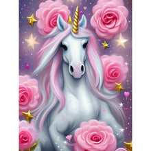 Load image into Gallery viewer, Unicorn-Full Round Diamond Painting-30x40cm