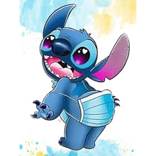 Load image into Gallery viewer, Stitch-Full Round Diamond Painting-30x40cm