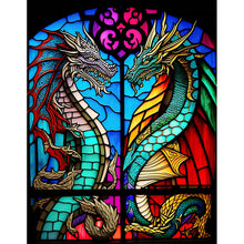 Load image into Gallery viewer, Pterosaur-Full Round Diamond Painting-30x40cm