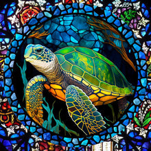 Load image into Gallery viewer, Stained Glass Animal-Full Round Diamond Painting-30x30cm