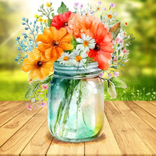 Load image into Gallery viewer, Flower-Full Round Diamond Painting-30x30cm