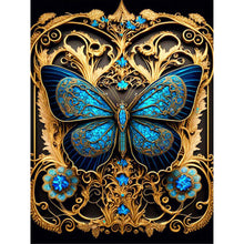 Load image into Gallery viewer, Butterfly-Full Round Diamond Painting-30x40cm