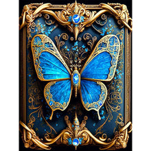 Load image into Gallery viewer, Butterfly-Full Round Diamond Painting-30x40cm