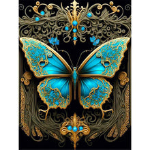 Load image into Gallery viewer, Butterfly-Full Round Diamond Painting-30x40cm