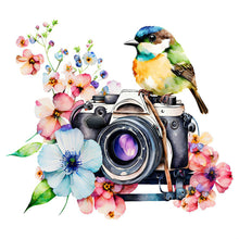 Load image into Gallery viewer, Camera Bird-Full Round Diamond Painting-30x30cm