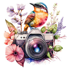 Load image into Gallery viewer, Camera Bird-Full Round Diamond Painting-30x30cm