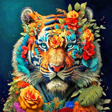Load image into Gallery viewer, Tai Chi Tiger-Full Round Diamond Painting-40x40cm