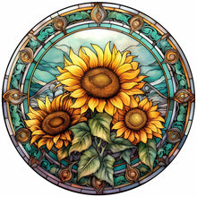 Load image into Gallery viewer, Flower-Full Round Diamond Painting-30x30cm