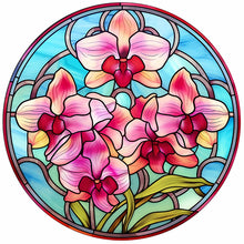 Load image into Gallery viewer, Flower-Full Round Diamond Painting-30x30cm