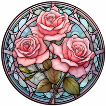 Load image into Gallery viewer, Flower-Full Round Diamond Painting-30x30cm