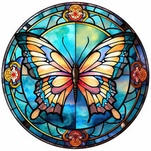 Load image into Gallery viewer, Butterfly-Full Round Diamond Painting-30x30cm