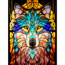Load image into Gallery viewer, Stained Glass Animal-Full Round Diamond Painting-30x40cm