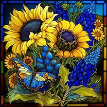 Load image into Gallery viewer, Flowers And Plants Series-Full Square Diamond Painting-45x45cm