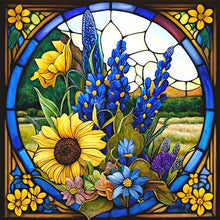 Load image into Gallery viewer, Flowers And Plants Series-Full Square Diamond Painting-45x45cm