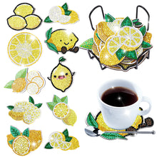 Load image into Gallery viewer, Cartoon Plants-Wooden Diamond Coaster