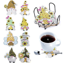 Load image into Gallery viewer, Cartoon Plants-Wooden Diamond Coaster