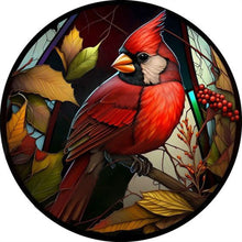 Load image into Gallery viewer, Stained Glass Animal-Full Round Diamond Painting-30x30cm