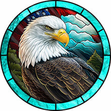 Load image into Gallery viewer, Stained Glass Animal-Full Round Diamond Painting-30x30cm