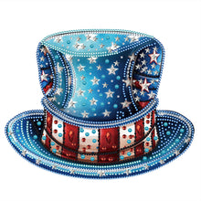 Load image into Gallery viewer, Independence Day Hat-Partial Special Diamond Painting-30x30cm
