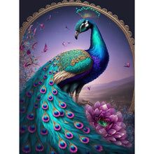 Load image into Gallery viewer, Peacock-Full Round Diamond Painting-30x40cm