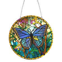 Load image into Gallery viewer, Stained Glass Animal-Double Side Drill-Diamond Painting Pendant