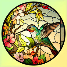 Load image into Gallery viewer, Stained Glass Animal-Full Round Diamond Painting-30x30cm