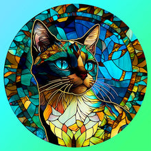 Load image into Gallery viewer, Stained Glass Animal-Full Round Diamond Painting-30x30cm