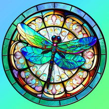 Load image into Gallery viewer, Stained Glass Animal-Full Round Diamond Painting-30x30cm